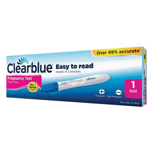 Тест на беременность Clearblue easy цифровой 2 шт. в Аптеки Столички