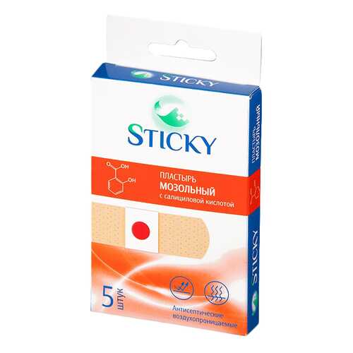 Пластырь мозольный Sticky 5 шт. в Аптеки Столички