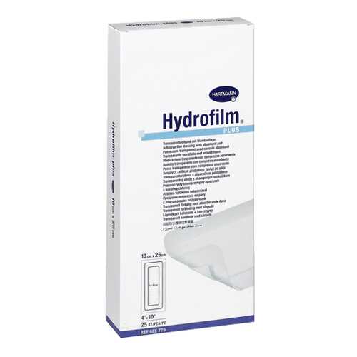 Повязка HARTMANN Hydrofilm plus с впитывающей подушечкой прозрачная 10 см х 25 см 25 шт. в Аптеки Столички