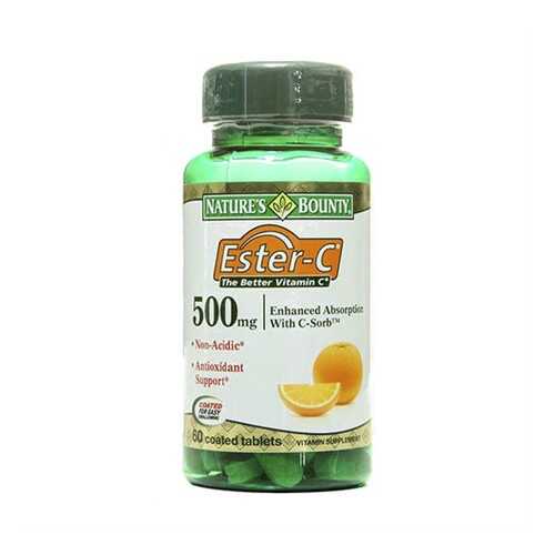 Nature's Bounty Ester-C 500 мг таблетки 60 шт. в Аптеки Столички