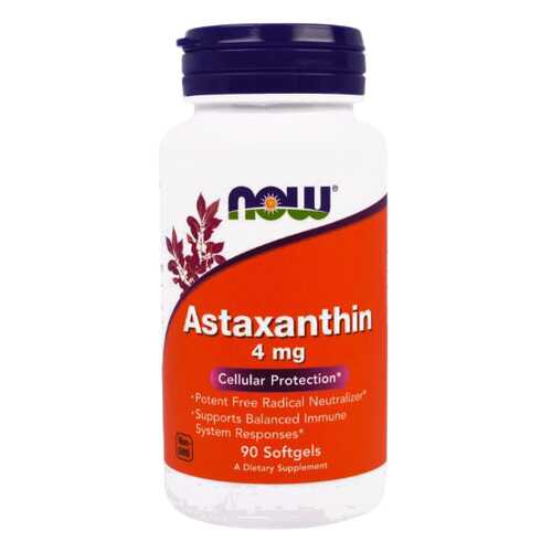 Для зрения NOW Astaxanthin 4 мг 90 капсул в Аптеки Столички