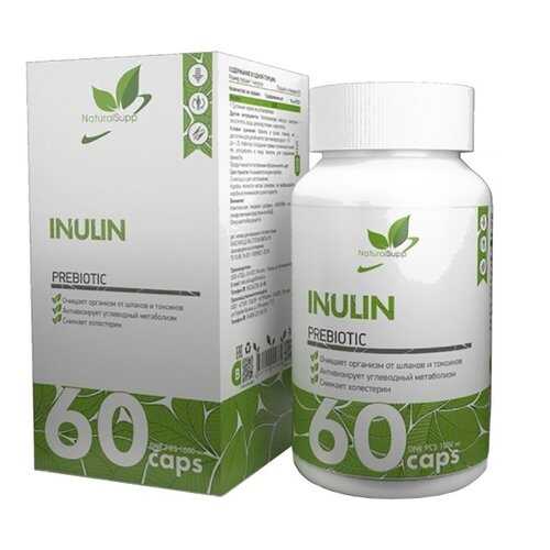 Инулин пребиотик NATURALSUPP Inulin капсулы 60 шт. в Аптеки Столички