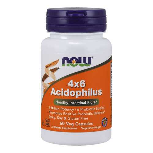 Для пищеварения NOW Acidophilus 4x6 60 капсул в Аптеки Столички