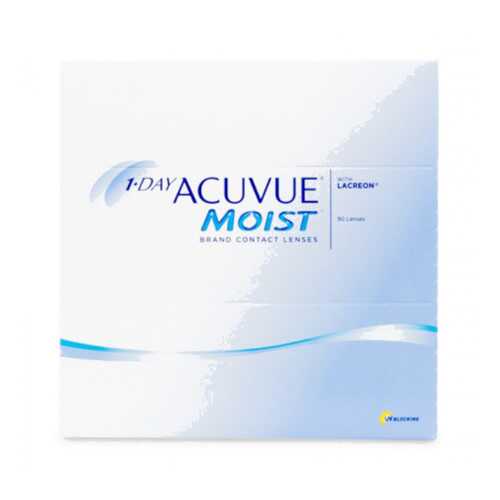 Контактные линзы 1-Day Acuvue Moist 90 линз R 8,5 -0,75 в Аптеки Столички