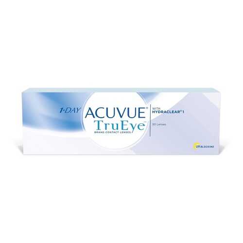 Контактные линзы 1-Day Acuvue TruEye 30 линз -0,75 в Аптеки Столички