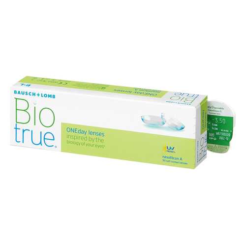 Контактные линзы Biotrue ONEday 30 линз -1,50 в Аптеки Столички