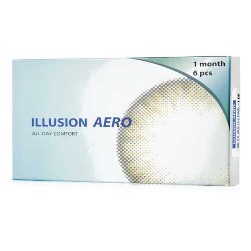 Контактные линзы ILLUSION Aero 6 линз R 8.6 -0.5D в Аптеки Столички