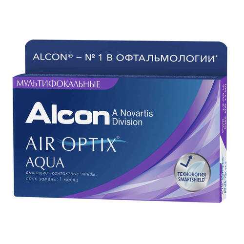 Контактные линзы Air Optix Aqua Multifocal 3 линзы high -8,00 в Аптеки Столички