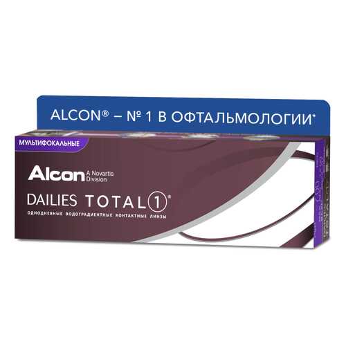 Контактные линзы Dailies Total1 Multifocal 30 линз High +2 R 8,5 -7,50 в Аптеки Столички