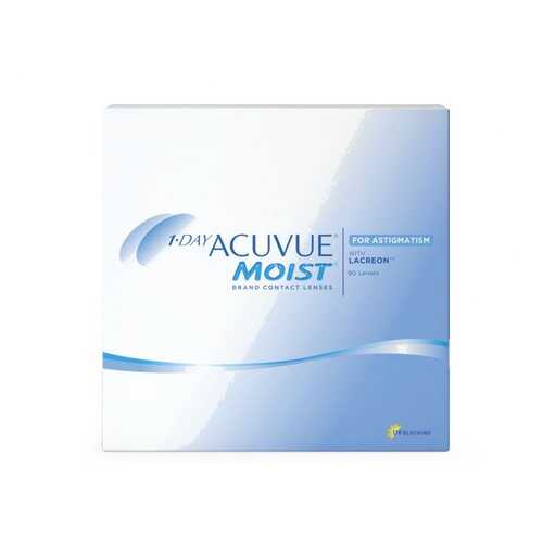 Контактные линзы 1-Day Acuvue Moist for Astigmatism 90 линз -1,25/-1,25/90 в Аптеки Столички