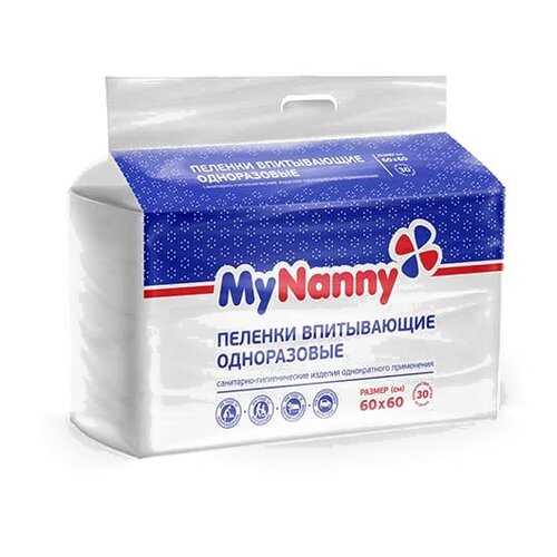 Пеленки впитывающие Medmil MyNanny 30 шт. 60x60 см в Аптеки Столички