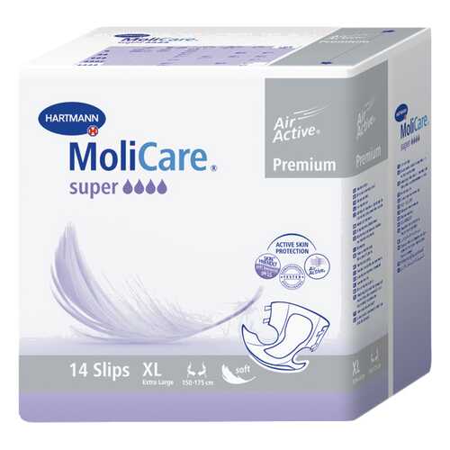 Подгузники для взрослых, XL, 14 шт. MoliCare Premium Super в Аптеки Столички