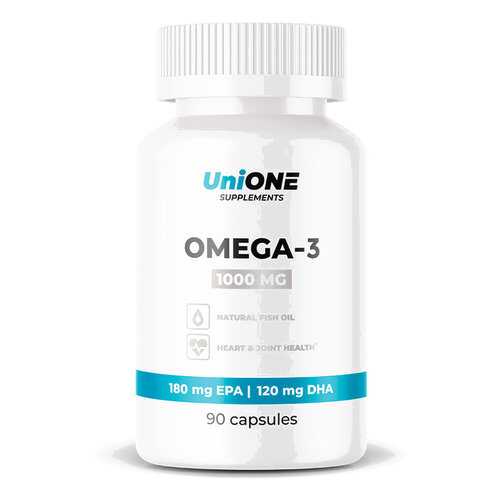 Омега-3 рыбий жир UniONE Omega-3 1000 мг капсулы 90 шт. в Аптеки Столички