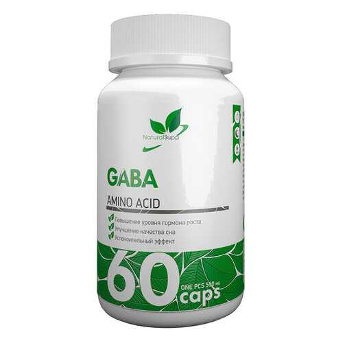 Добавка для нервной системы NaturalSupp Gaba капсулы 60 шт. в Аптеки Столички