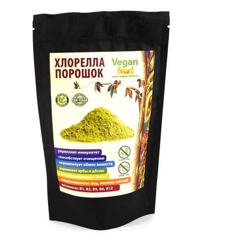 Хлорелла порошок Vegan-Food 200 г в Аптеки Столички