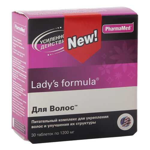 Lady's formula PharmaMed для волос таблетки 30 шт. в Аптеки Столички