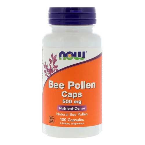 Добавка для здоровья NOW Bee Pollen 100 капс. натуральный в Аптеки Столички