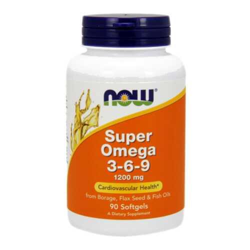 Omega 3-6-9 NOW Super 90 капс. в Аптеки Столички