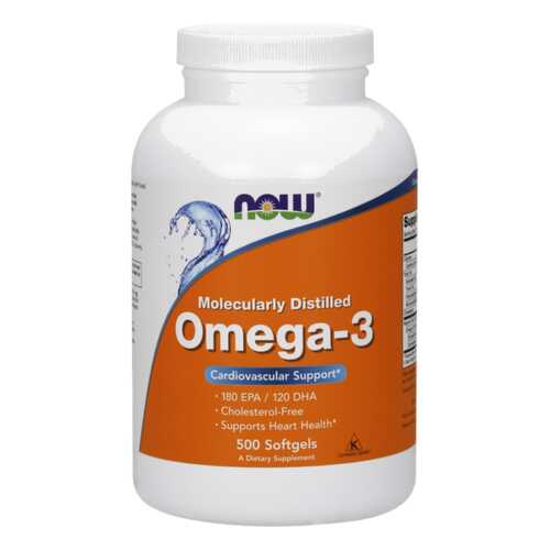 Omega-3 NOW 500 капс. в Аптеки Столички